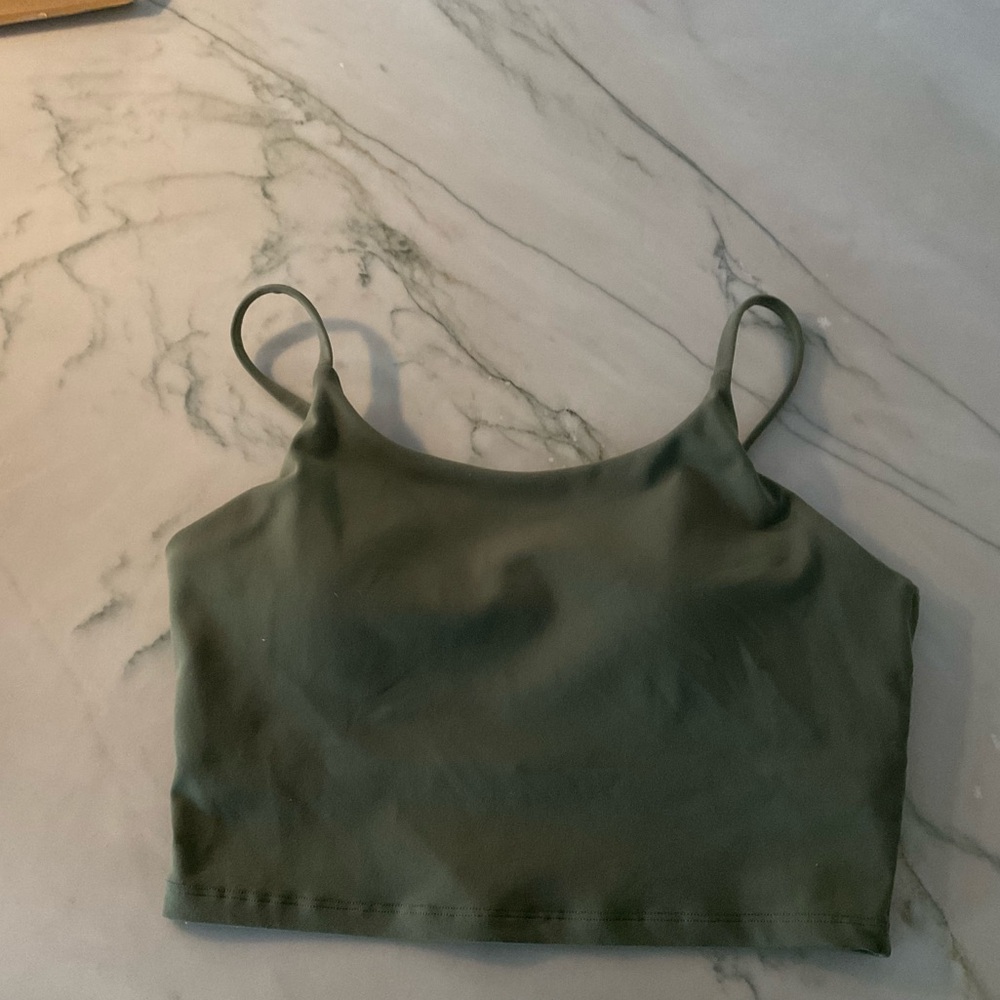 Sports bra Sz L green